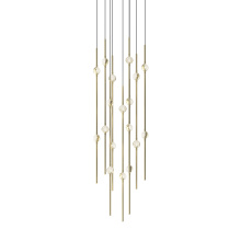 Sonneman 2012.38C-27-J20 - Aries 12" Round LED Pendant (2700K) w/20' Cords