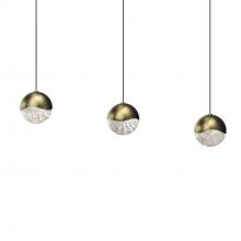 Sonneman 2920.14-MED - 3-Light Rectangle Medium LED Pendant