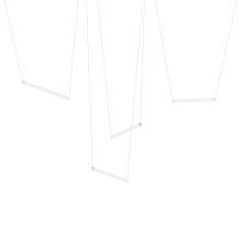 Sonneman 3475.77W-S-1-2-1 - Linea 4-Luminaire Configuration