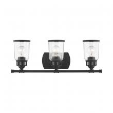 Livex Lighting 10513-04 - 3 Lt Black Bath Vanity