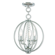 Livex Lighting 40913-05 - 3 Light CH Mini Chandelier/Ceiling Mount