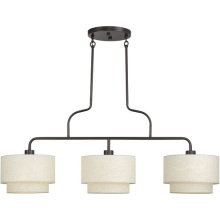 Livex Lighting 41943-92 - 3 Light English Bronze Extra Large Linear Chandelier