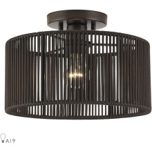 Livex Lighting 49132-92 - 1 Light English Bronze Medium Semi-Flush