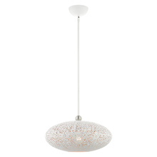 Livex Lighting 49184-03 - 3 Lt White Pendant