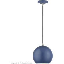 Livex Lighting 60278-84 - LED Ocean Blue Globe Pendant