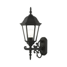 Livex Lighting 7556-14 - 1 Lt Textured Black Outdoor Wall Lantern