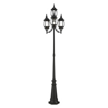 Livex Lighting 7711-14 - 4 Lt Textured Black Outdoor Post Light