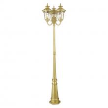 Livex Lighting 7866-33 - 3 Light Soft Gold Post Light