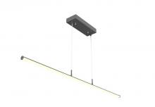 Westgate MFG C3 SDTL-6FT-25-50W-MCTP-BK - 6FT LINEAR TUBE DECORATIVE SUSP. LIGHT TUNABLE 25-50W 30/35/40K BLACK