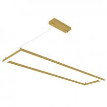 Westgate MFG C3 SFL-4FT-60W-MCTP-GD - SUSPENDED FRAME FIXTURE 1X4 TUNABLE 40/50/60W 30/35/40K 0-10V 7000LM, GOLD