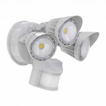 Westgate MFG C3 SL-30W-MCT-WH-P - 30W 3CCT 30/40/50K WHITE 3-HEADS  SECURITY LIGHT - WITH MOTION SENSOR