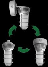 Westgate MFG C3 VTU-20W-50K - LED UNIVERSAL VAPOR LIGHTS, (ALL MOUNTING OPTIONS IN ONE BOX) 120-277V, IP65 NEMA 3R