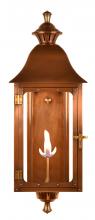 The Coppersmith AH22G - CopperSmith Biltmore Antler Hill 22 Inch Gas Lantern in Antique Copper