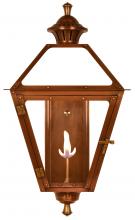 The Coppersmith AM29G - CopperSmith Biltmore Amherst 29 Inch Gas Lantern in Antique Copper