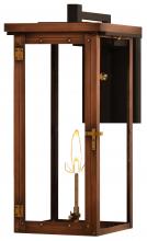 The Coppersmith DN29G - CopperSmith Dinardi 29 Inch Gas Lantern in Antique Copper