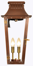 The Coppersmith EB20E - CopperSmith East Bay 20 Inch Electric Lantern in Antique Copper
