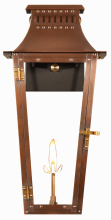 The Coppersmith EB20G - CopperSmith East Bay 20 Inch Gas Lantern in Antique Copper