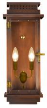 The Coppersmith FCO18E - CopperSmith Contempo Flush 18 Inch Electric Lantern in Antique Copper