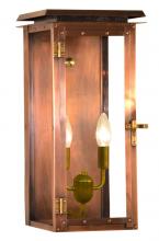 The Coppersmith FHL18E - CopperSmith Hyland Flush 18 Inch Electric Lantern in Antique Copper