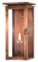 The Coppersmith FHL18G - CopperSmith Hyland Flush 18 Inch Gas Lantern in Antique Copper
