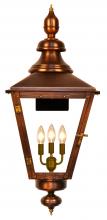 The Coppersmith FS44E - The CopperSmith Franklin Street 42" Tall Copper Electric Wall Mount Outdoor Light Lantern Sconce