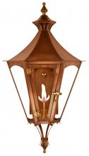 The Coppersmith GA25G - CopperSmith Biltmore Gala 25 Inch Gas Lantern in Antique Copper