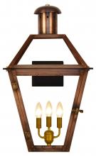 The Coppersmith GT36E - CopperSmith Georgetown 36 Inch Electric Lantern in Antique Copper