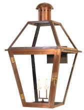 The Coppersmith GT36G - CopperSmith Georgetown 36 Inch Gas Lantern in Antique Copper