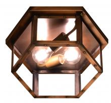 The Coppersmith H6F - CopperSmith Hawthorn 6 Inch Lantern in Antique Copper