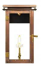 The Coppersmith HL15G - CopperSmith Hyland 15 Inch Gas Lantern in Antique Copper