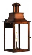 The Coppersmith SO20G - CopperSmith Somerset 20 Inch Gas Lantern in Antique Copper