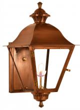 The Coppersmith VB22G - CopperSmith Biltmore Vestibule 22 Inch Gas Lantern in Antique Copper