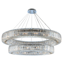 Kalco Allegri 11773-010-FR001 - Quantum Rondelle 30 LT 2Tier Round Pendant