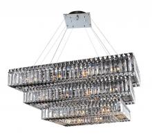 Kalco Allegri 11777-010-FR001 - Baguette 43 in 3-Tier Pendant