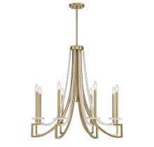 Savoy House 1-8804-8-322 - Helen 8-Light Chandelier in Warm Brass