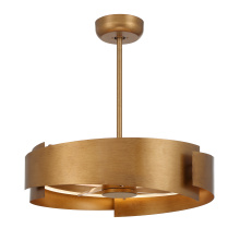 Savoy House 28-FD-455-54 - Amiena LED Fan D'Lier in Gold Patina