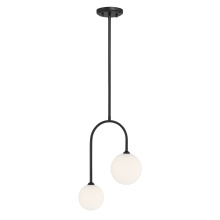 Savoy House 7-5981-2-89 - Chester 2-Light Pendant in Matte Black