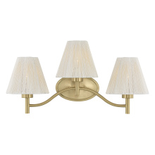 Savoy House 8-6081-3-127 - Rosa 3-Light Bathroom Vanity Light in Noble Brass by Breegan Jane