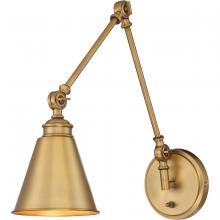 Savoy House 9-961CP-1-322 - Morland 1-Light Adjustable Wall Sconce in Warm Brass
