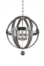 Kalco 300483CH - SHARLOW 6 LIGHT PENDANT