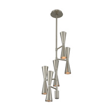 Kalco 310472SN - Milo 10 Light Foyer