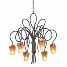 Kalco 4308AC/FROST - TRIBECCA 6 LIGHT CHANDELIER