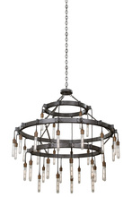 Kalco 506274MGM - Stuyvesant (12+16+8) 3 Tier Chandelier
