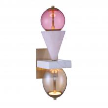 Kalco 518722WB - DEMI PINK JADE WALL SCONCE