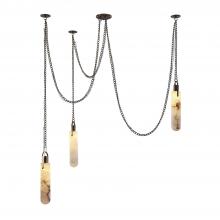 Kalco 519273WB - FLINT 3 LT MULTI DROP PENDANT