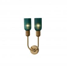 Kalco 519621STB - VERDE 2 LT GREEN SCONCE
