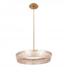Kalco 523155OL - GEO 27 IN CAPIZ PENDANT