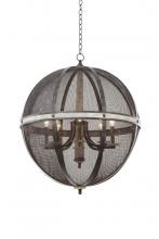 Kalco 7043FG - Coronado 8 LT Oval Chandelier