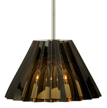 Stone Lighting PD043CGBZL2M - Pendant Ridge Crystal Cognac Bronze LED G4 JC 2W 110lm Monopoint