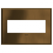 Legrand AWC3GCOF4 - adorne Coffee Three-Gang Screwless Wall Plate